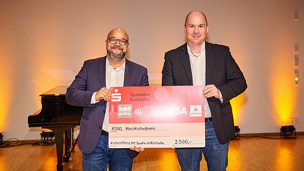 KONS Musikschulpreis 2026 Scheckübergabe